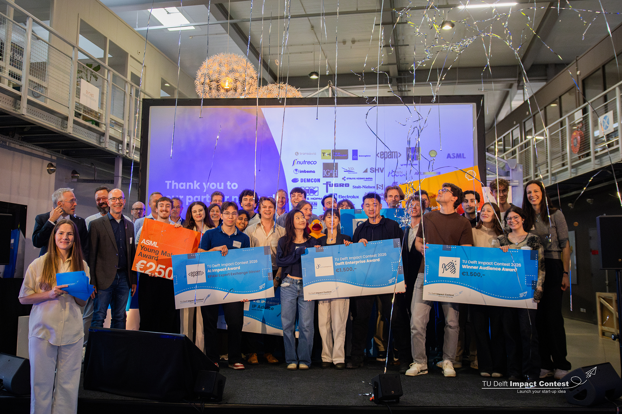 Grand Finale winners at TU Delft Impact Contest 2026